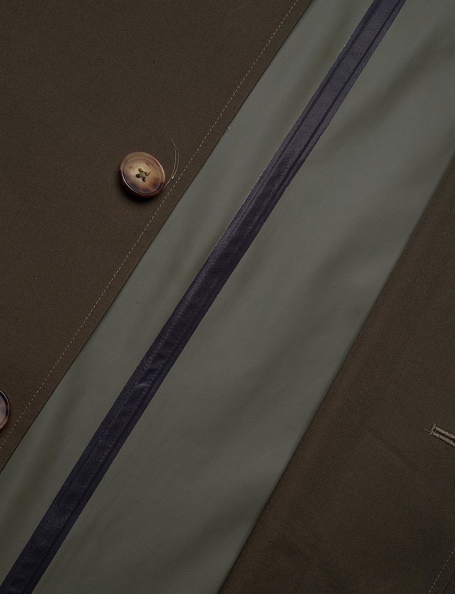 Polo Ralph Lauren - Water-Resistant Twill Long Car Coat - olive - 4