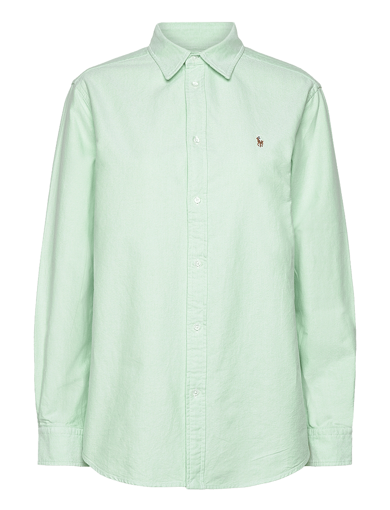 Polo Ralph Lauren - Classic Fit Cotton Oxford Shirt - langärmlige hemden - lime drop - 0