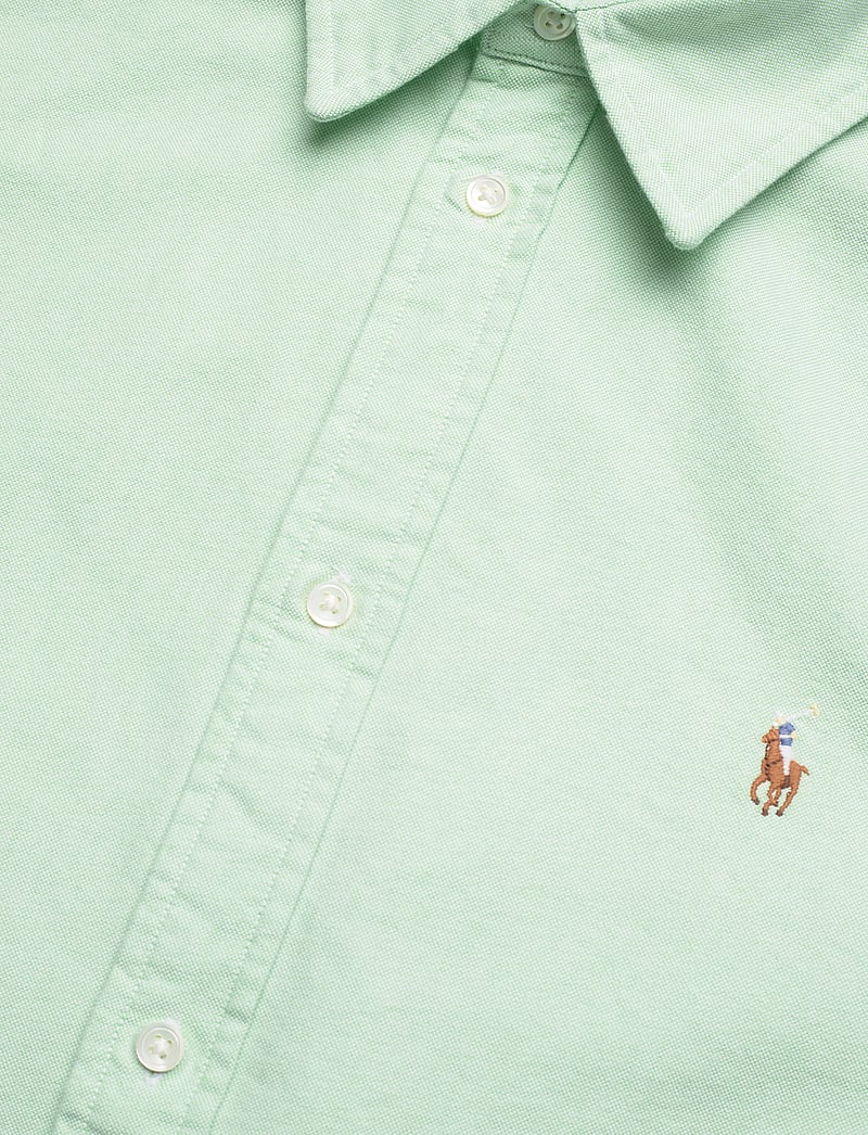 Polo Ralph Lauren - Classic Fit Cotton Oxford Shirt - langärmlige hemden - lime drop - 2
