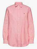 Relaxed Fit Cotton Oxford Shirt - PEACH TREE