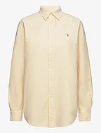 Relaxed Fit Cotton Oxford Shirt - WICKET YELLOW