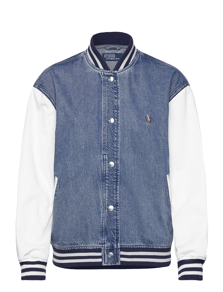 Polo Ralph Lauren - Logo Flag Bomber Jacket - merl wash - 0