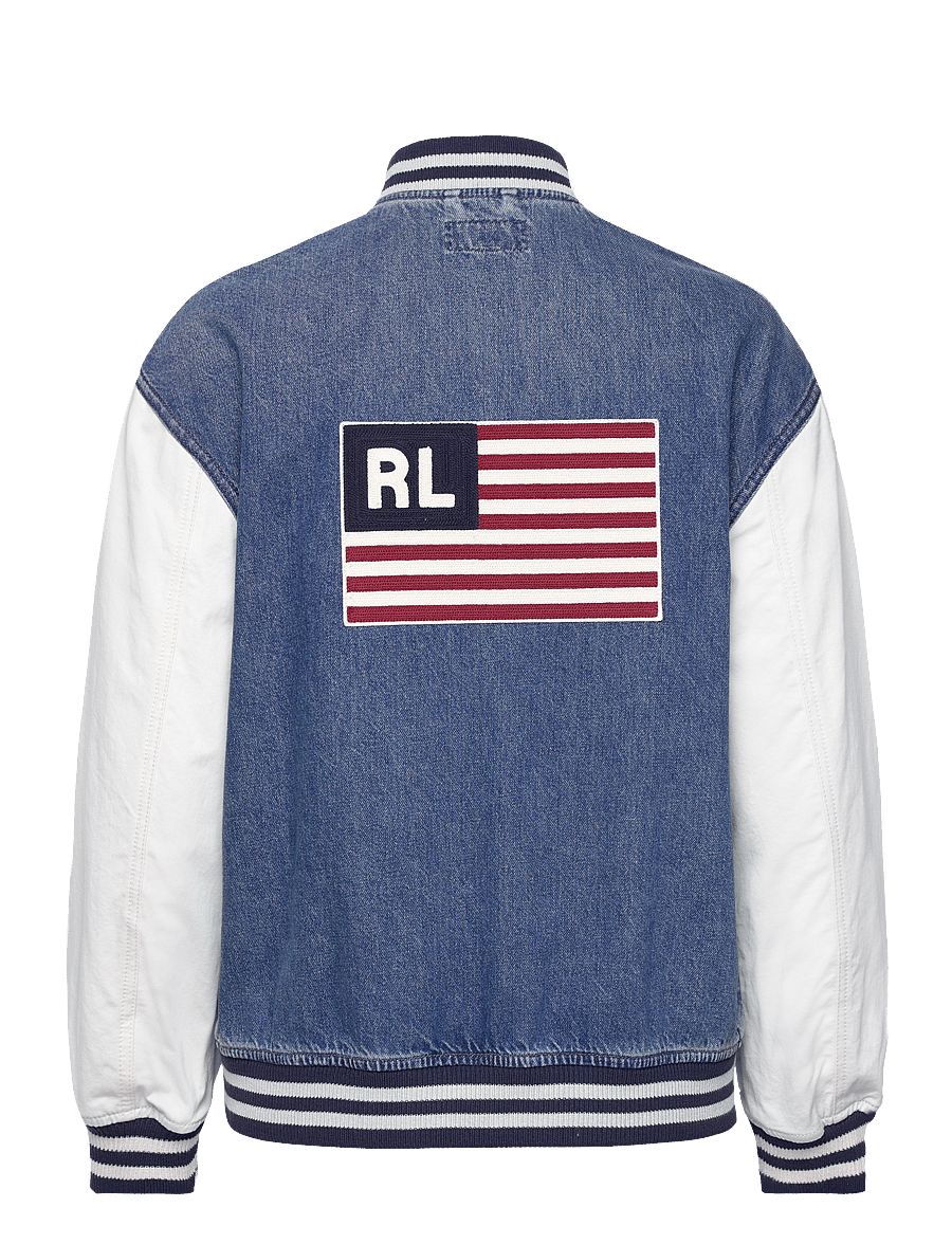 Polo Ralph Lauren - Logo Flag Bomber Jacket - merl wash - 1