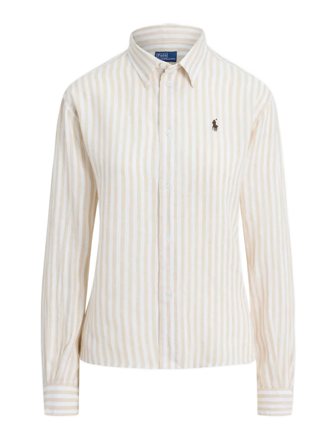 POLO RALPH LAUREN 17/1 Yd Linen-Lsl-Bfs Beige - XL - Damen
