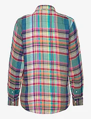 Polo Ralph Lauren - Plaid Linen Utility Shirt - långärmade skjortor - 1720 multi plaid - 1