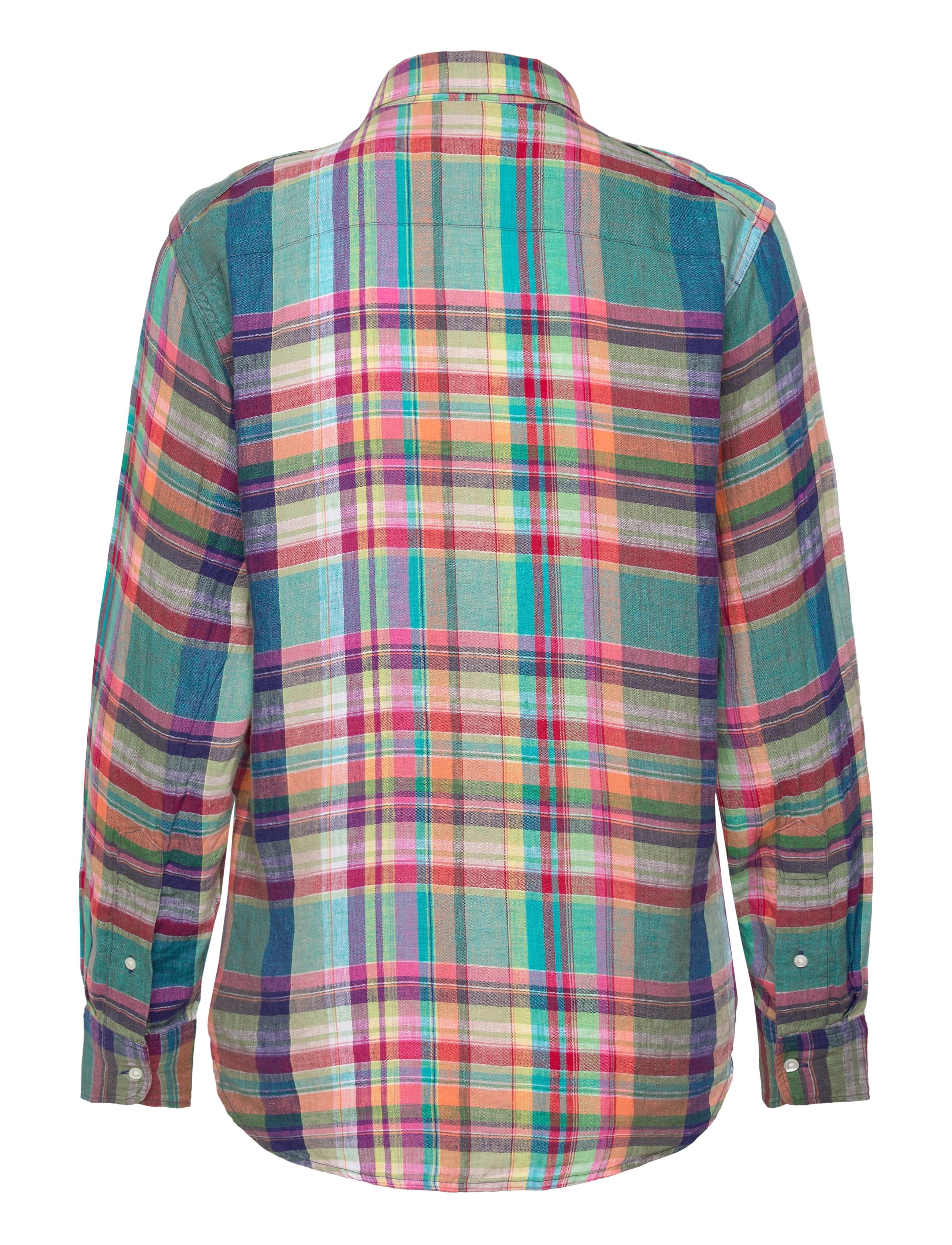 Polo Ralph Lauren - Plaid Linen Utility Shirt - 1720 multi plaid - 1