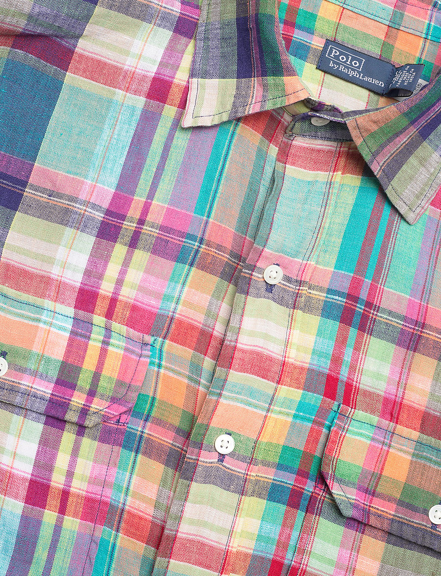 Polo Ralph Lauren - Plaid Linen Utility Shirt - 1720 multi plaid - 2