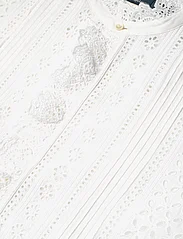 Polo Ralph Lauren - Cotton Eyelet Top - kurzämlige blusen - white - 2