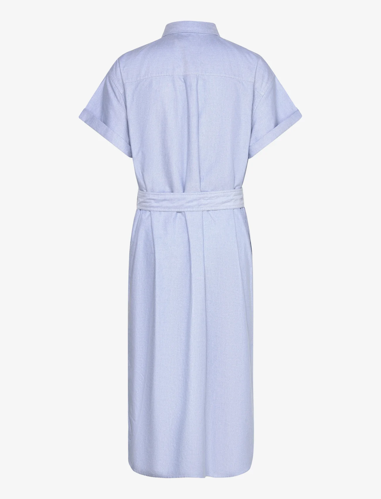 Polo Ralph Lauren - Belted Short-Sleeve Oxford Shirtdress - shirt dresses - bsr blue - 1