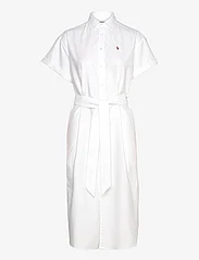 Polo Ralph Lauren - Belted Short-Sleeve Oxford Shirtdress - shirt dresses - bsr white - 0