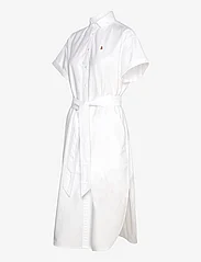 Polo Ralph Lauren - Belted Short-Sleeve Oxford Shirtdress - shirt dresses - bsr white - 2