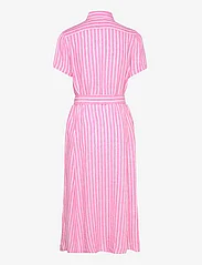 Polo Ralph Lauren - Belted Striped Linen Shirtdress - shirt dresses - 1722b beach pink/ - 1