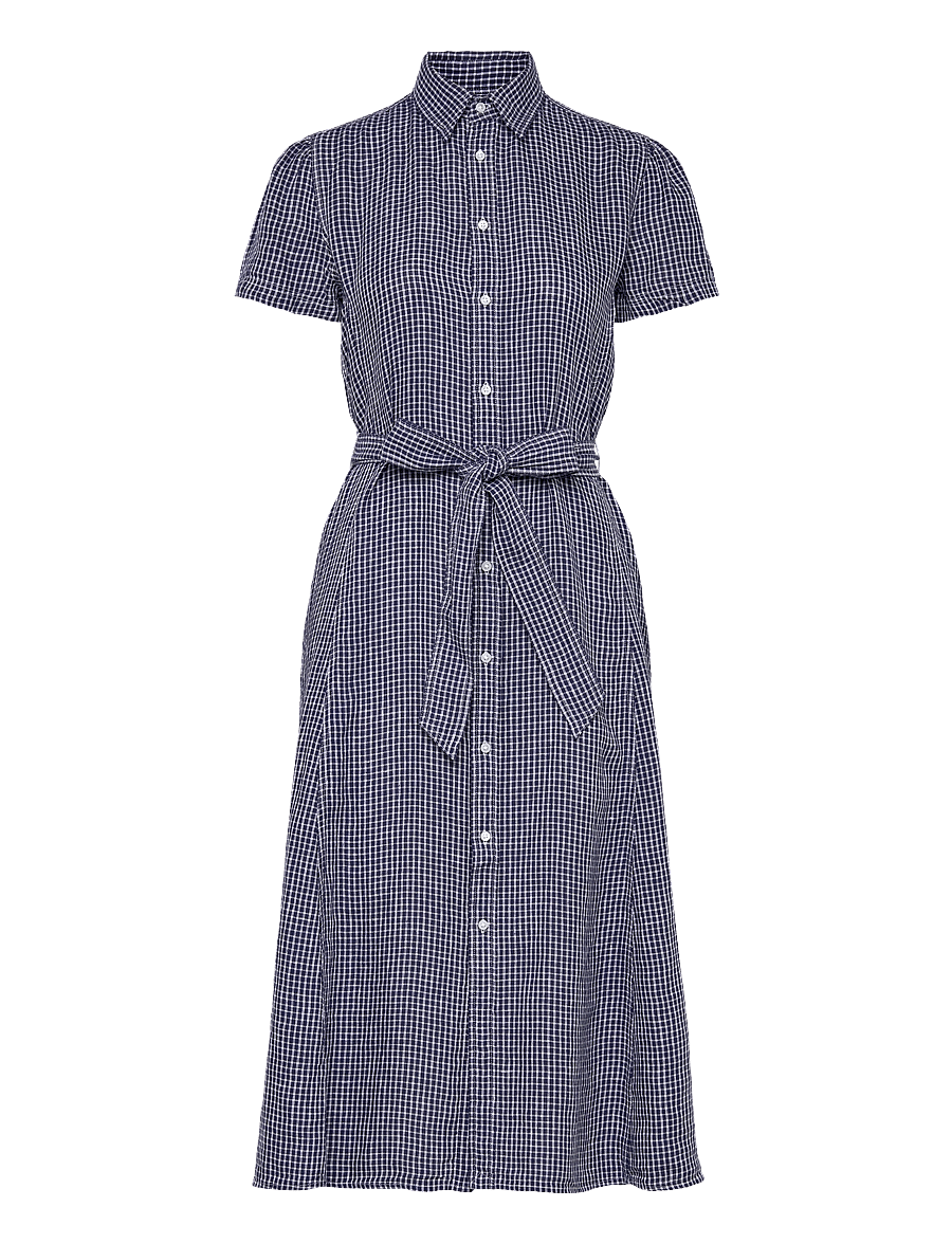 Polo Ralph Lauren - Belted Striped Linen Shirtdress - 1873 blue/white m - 0