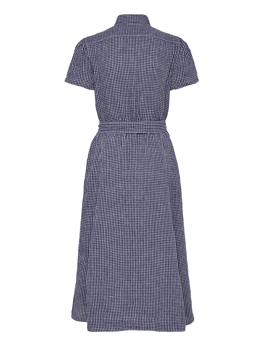 Polo Ralph Lauren - Belted Striped Linen Shirtdress - 1873 blue/white m - 1