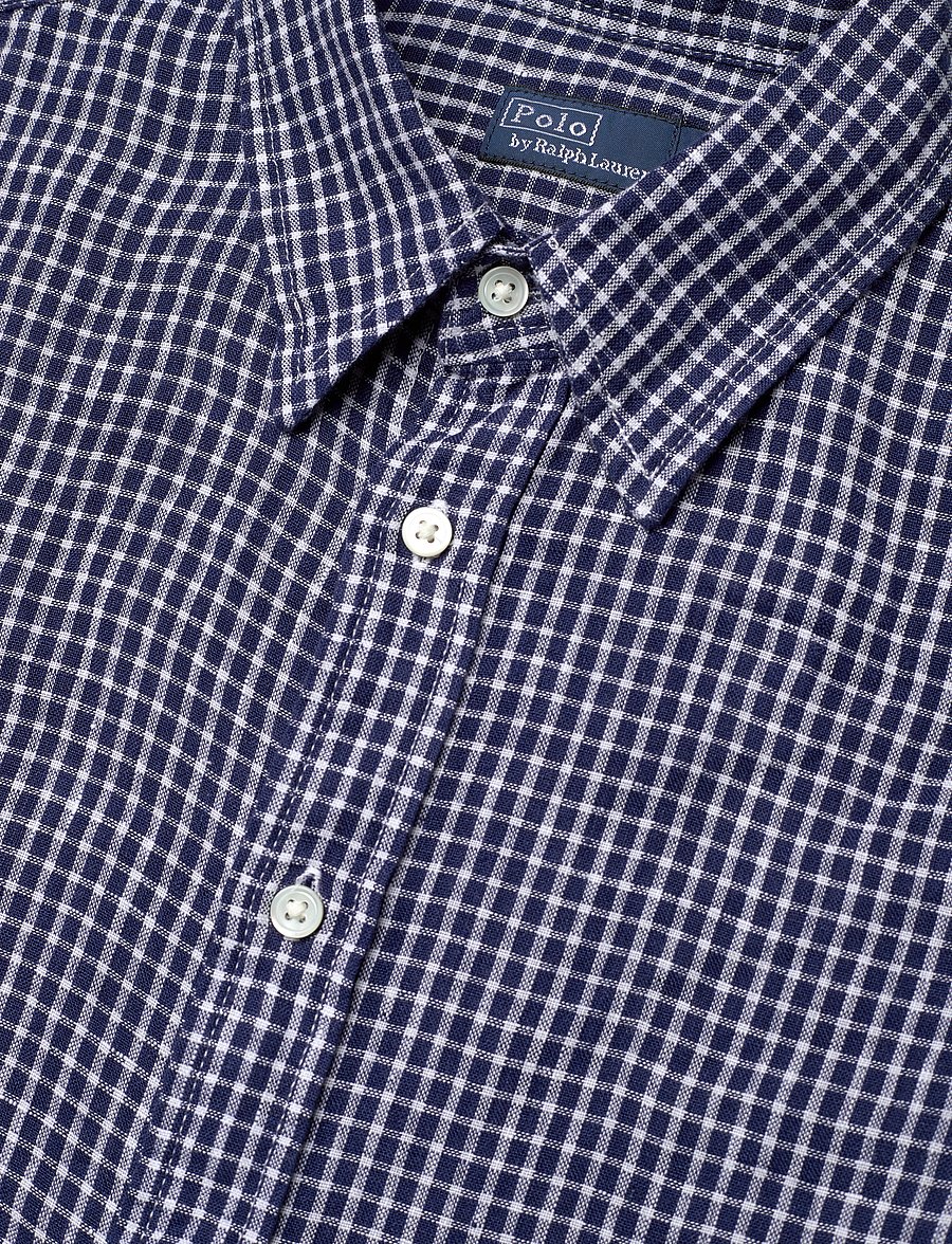 Polo Ralph Lauren - Belted Striped Linen Shirtdress - 1873 blue/white m - 2