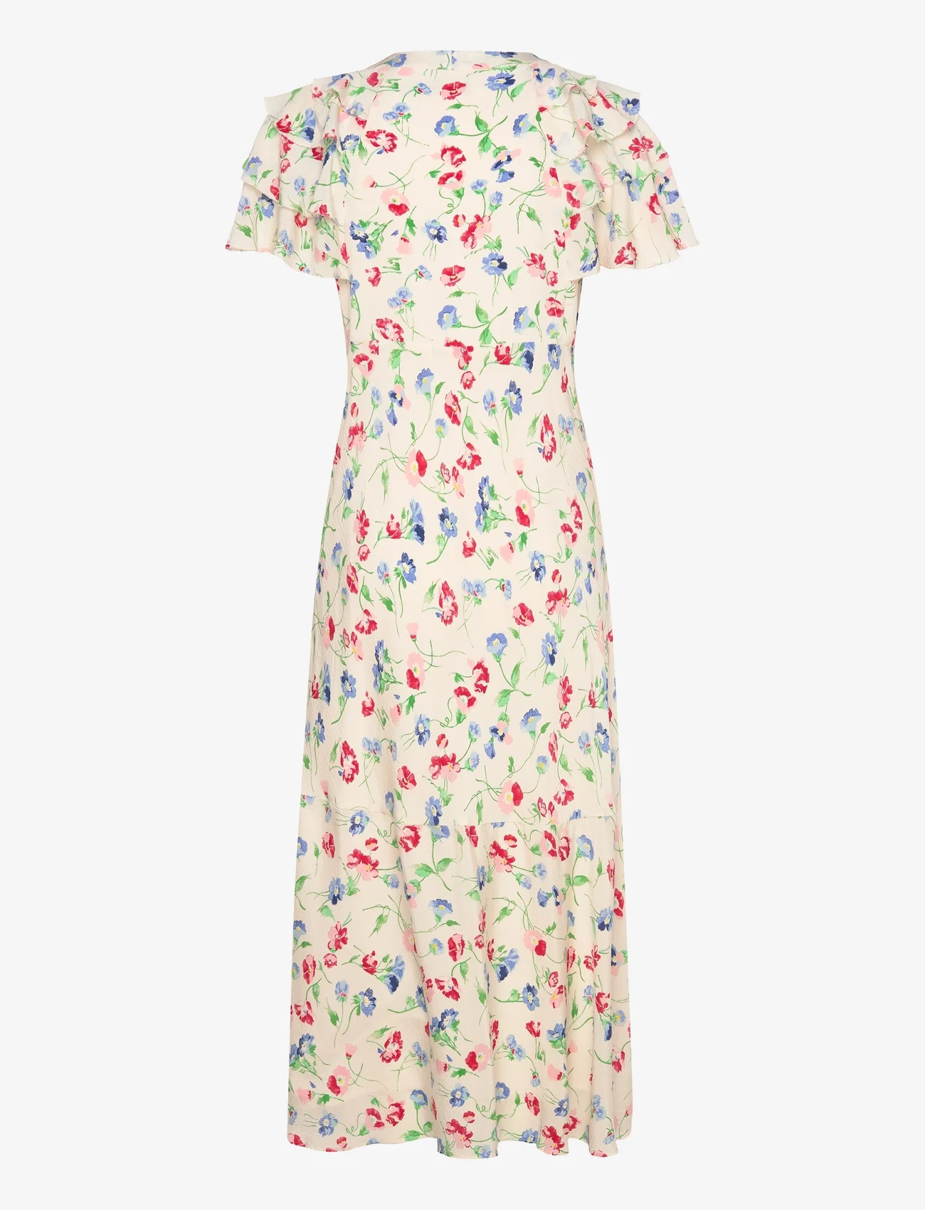Polo Ralph Lauren - Floral Silk Crepe Dress - summer dresses - 1684 vintage dais - 1