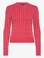 Polo Ralph Lauren - Cable-Knit Cotton Crewneck Sweater - strikkegensere - corallo - 0