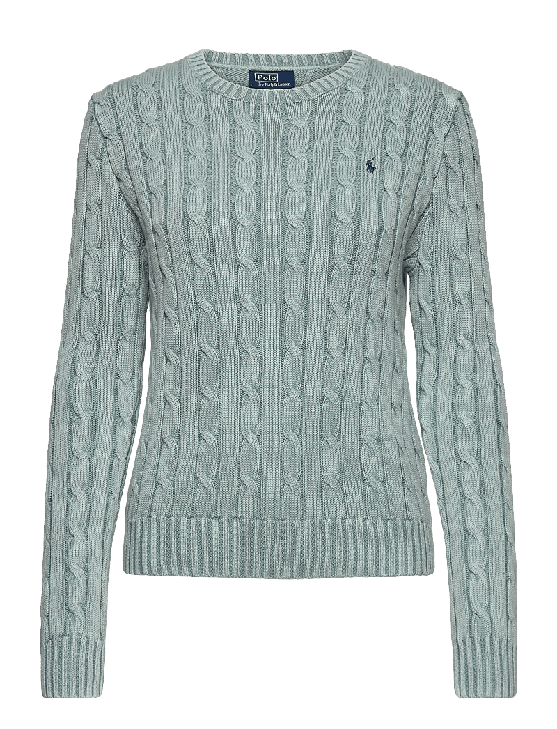 Cable Knit Ralph Lauren Pullover Damen Grün Polo Ralph Lauren