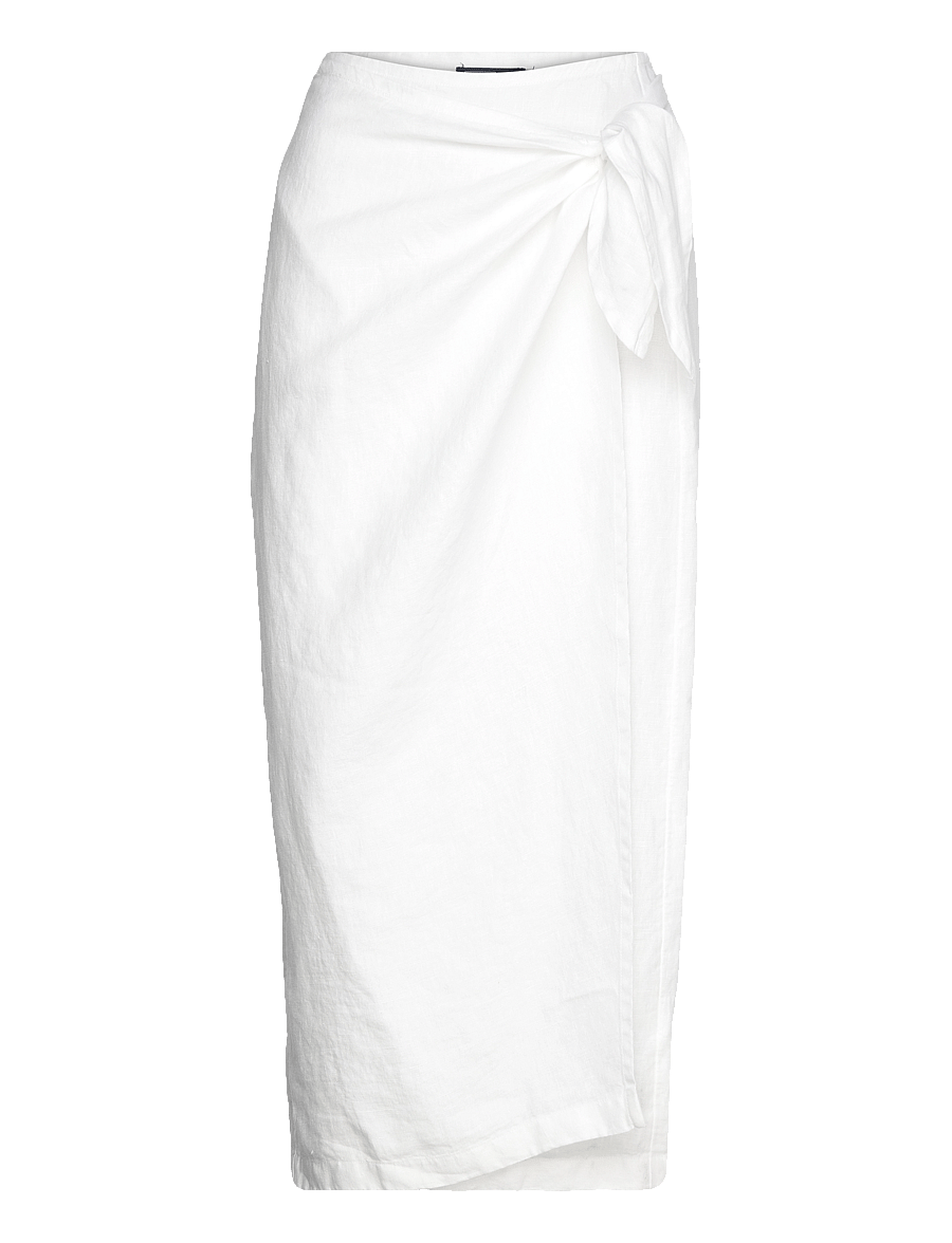 Polo Ralph Lauren - Linen Wrap Skirt - nevis - 0