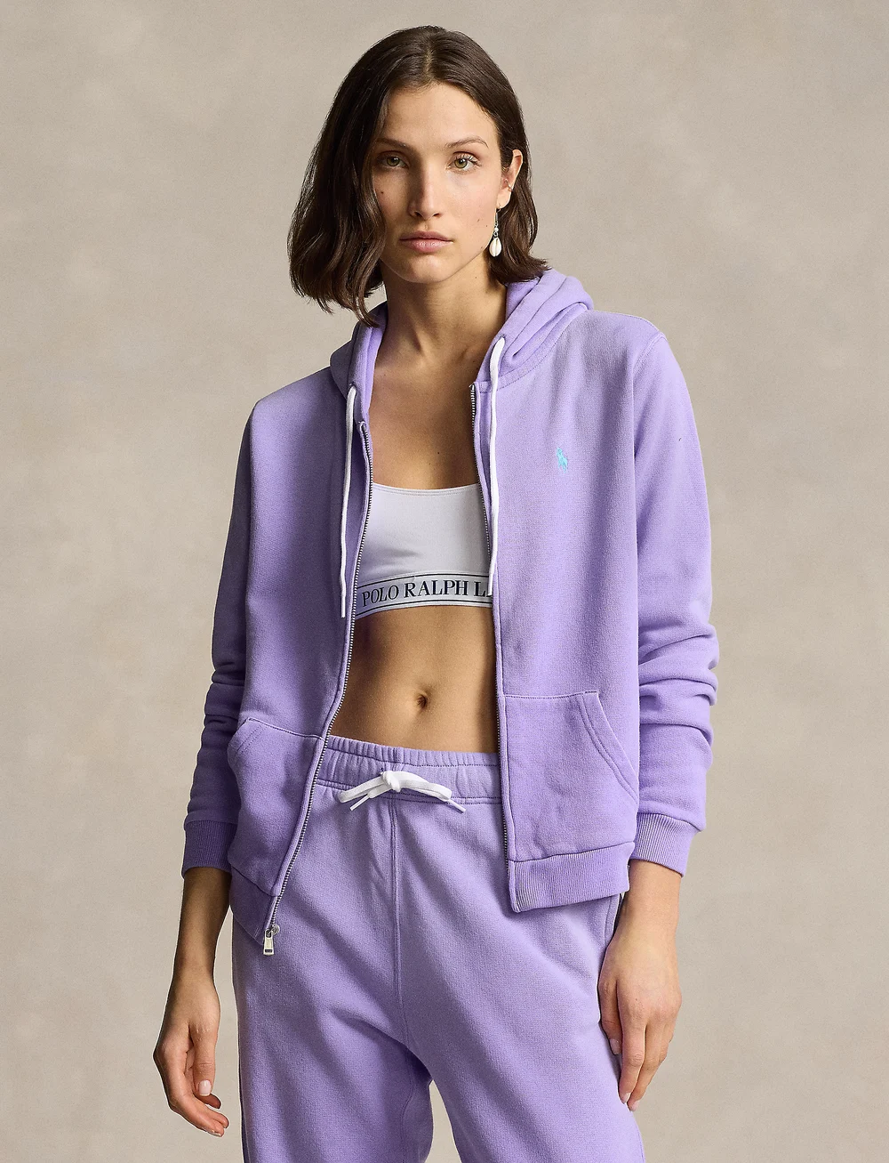 Polo Ralph Lauren Cotton Fleece Full zip Hoodie Hoodies Boozt