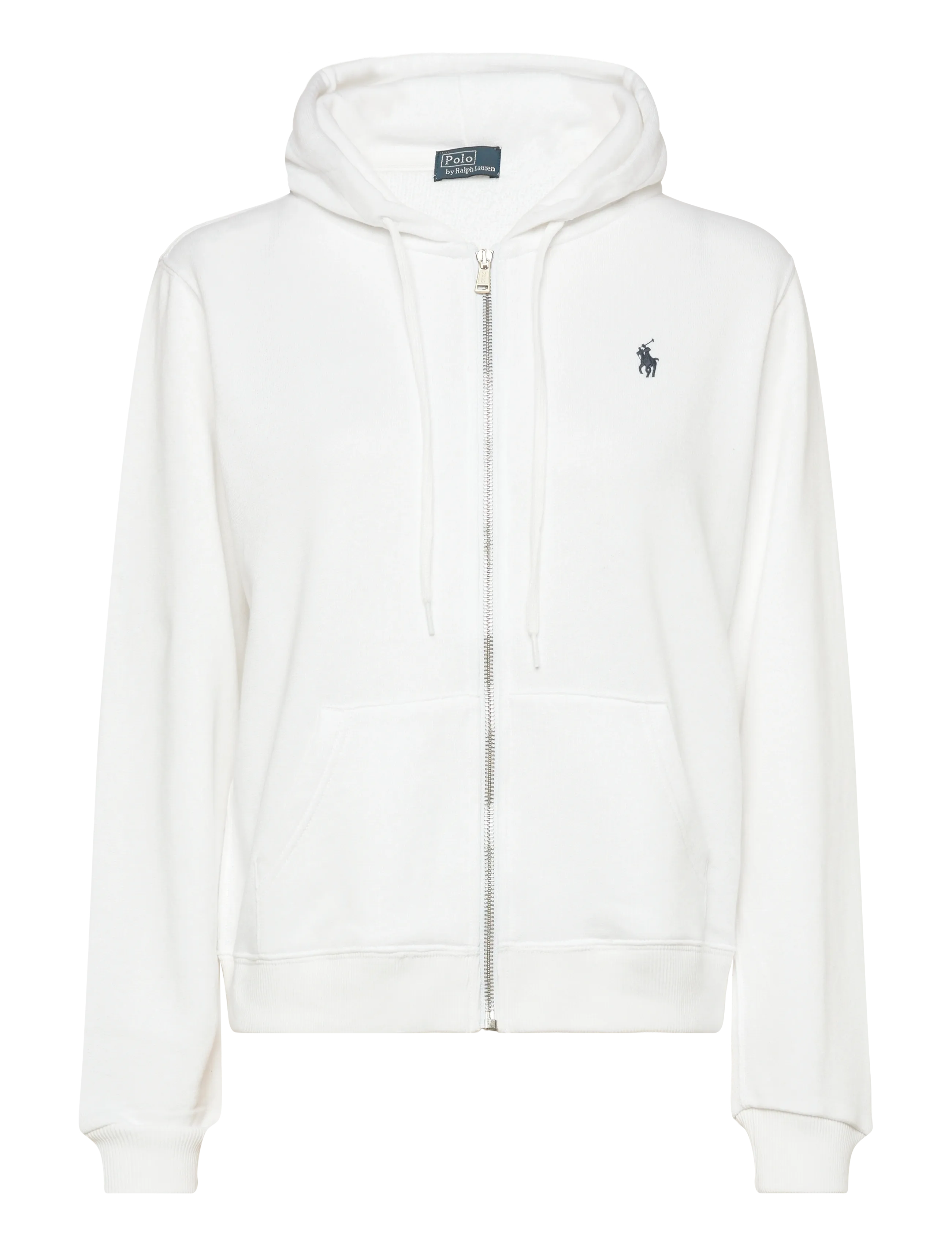 Polo Ralph Lauren Cotton Fleece Full-Zip Hoodie - Clothing - WHITE / white