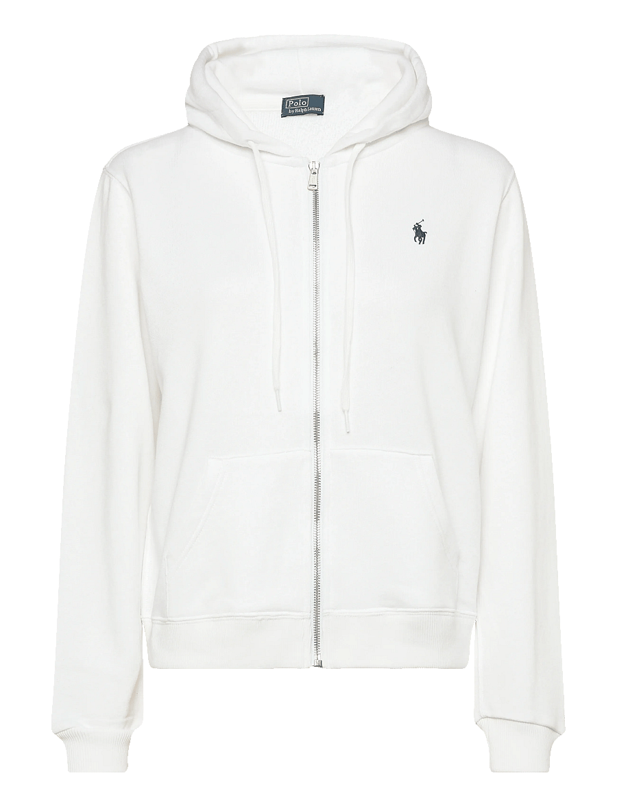 Polo Ralph Lauren - Cotton Fleece Full-Zip Hoodie - white - 0
