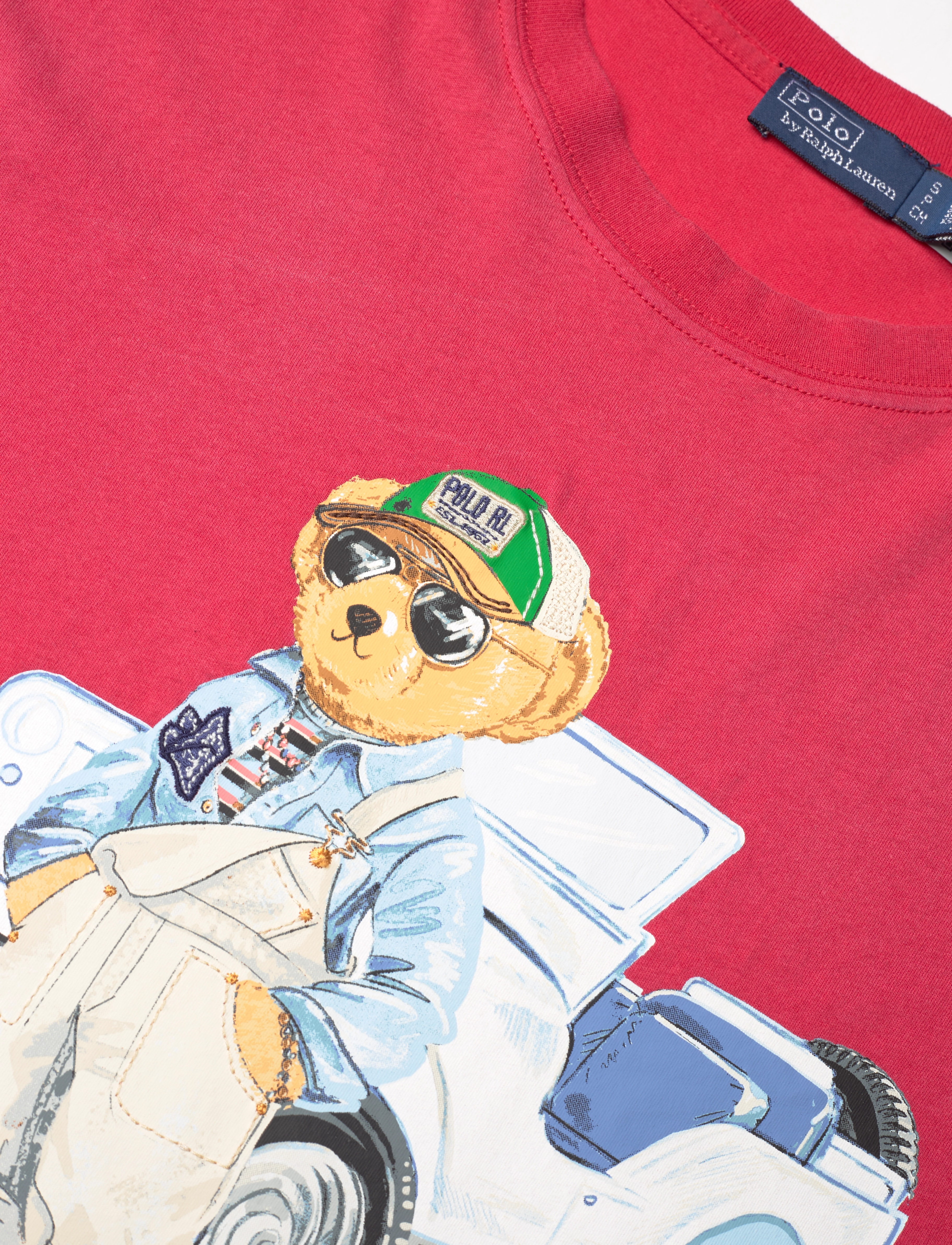 Polo Ralph Lauren - Polo Bear Cotton Jersey Tee - sunrise red - 2