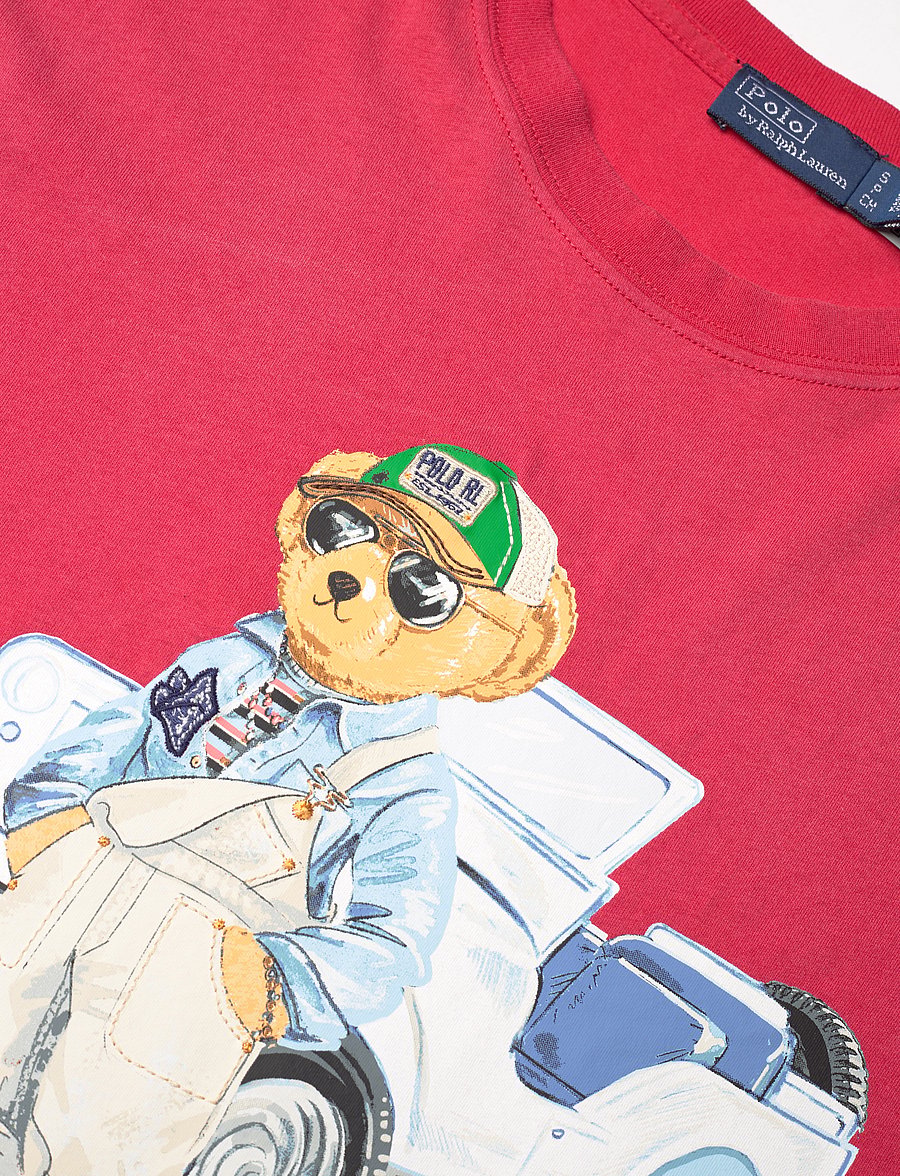 Polo Ralph Lauren - Polo Bear Cotton Jersey Tee - sunrise red - 2
