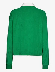 Polo Ralph Lauren - Cropped Terry Rugby Shirt - sweatshirts - billiard - 1