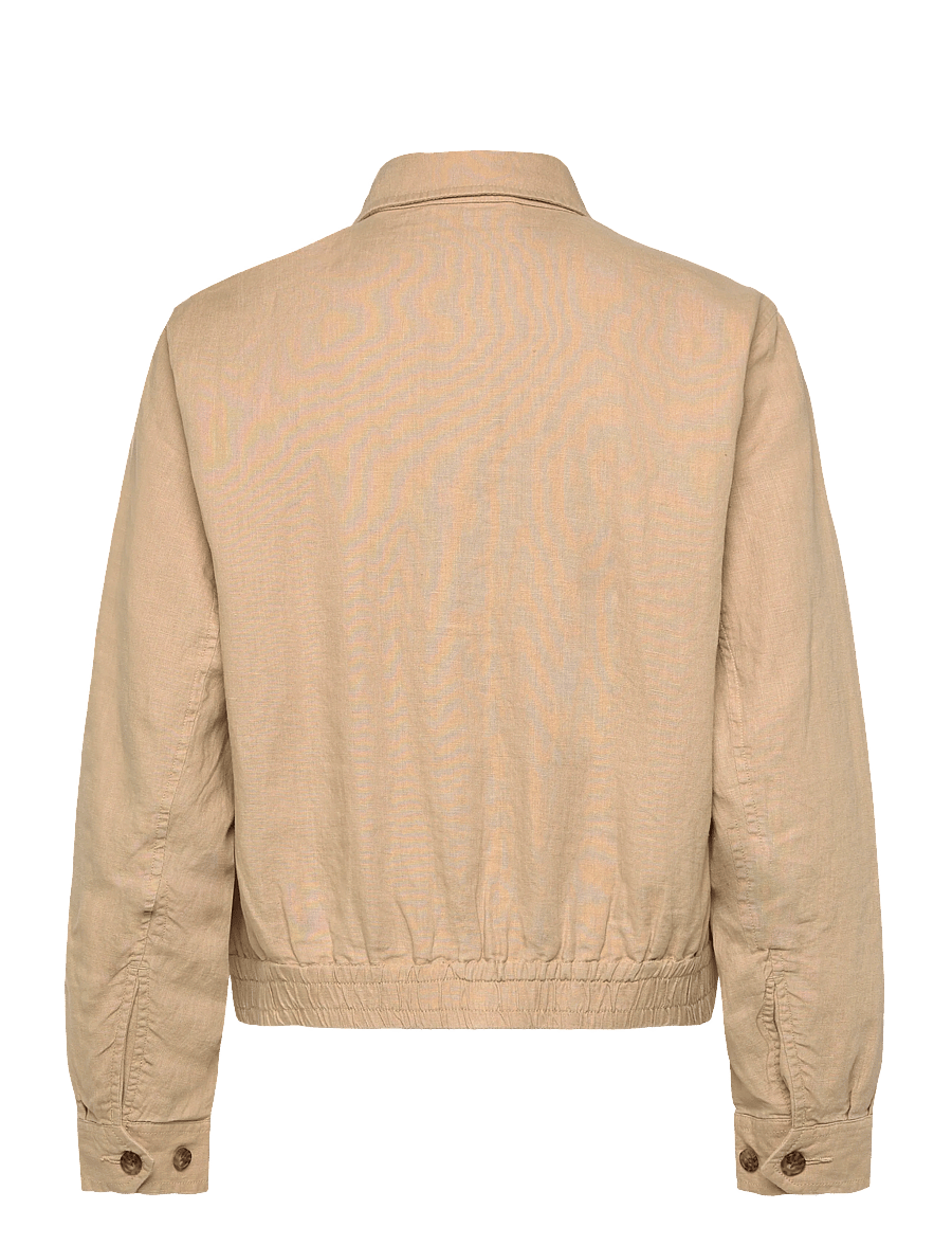 Polo Ralph Lauren - Linen Windbreaker - bomber jacks - tan - 2