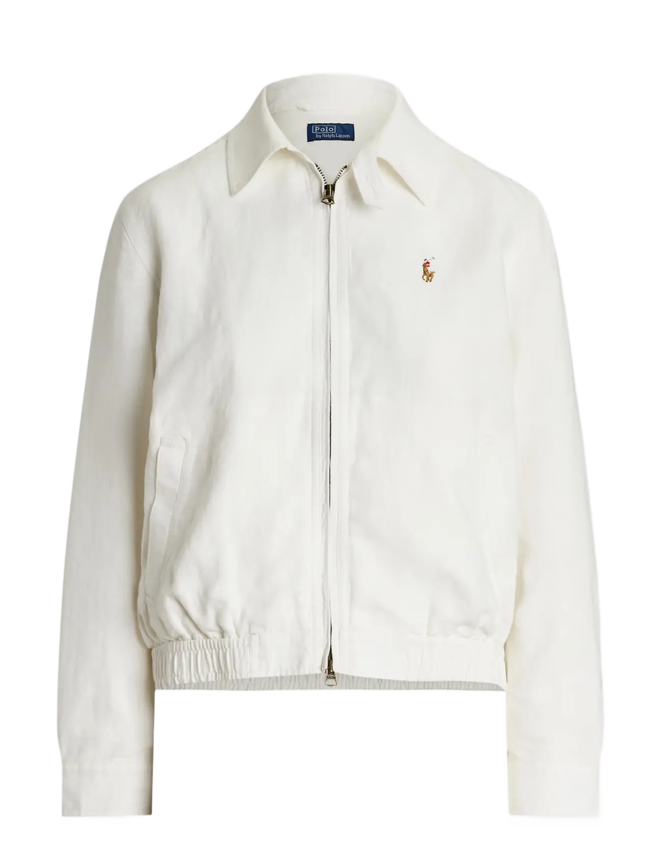 POLO RALPH LAUREN Linen Windbreaker Weiß - L - Damen