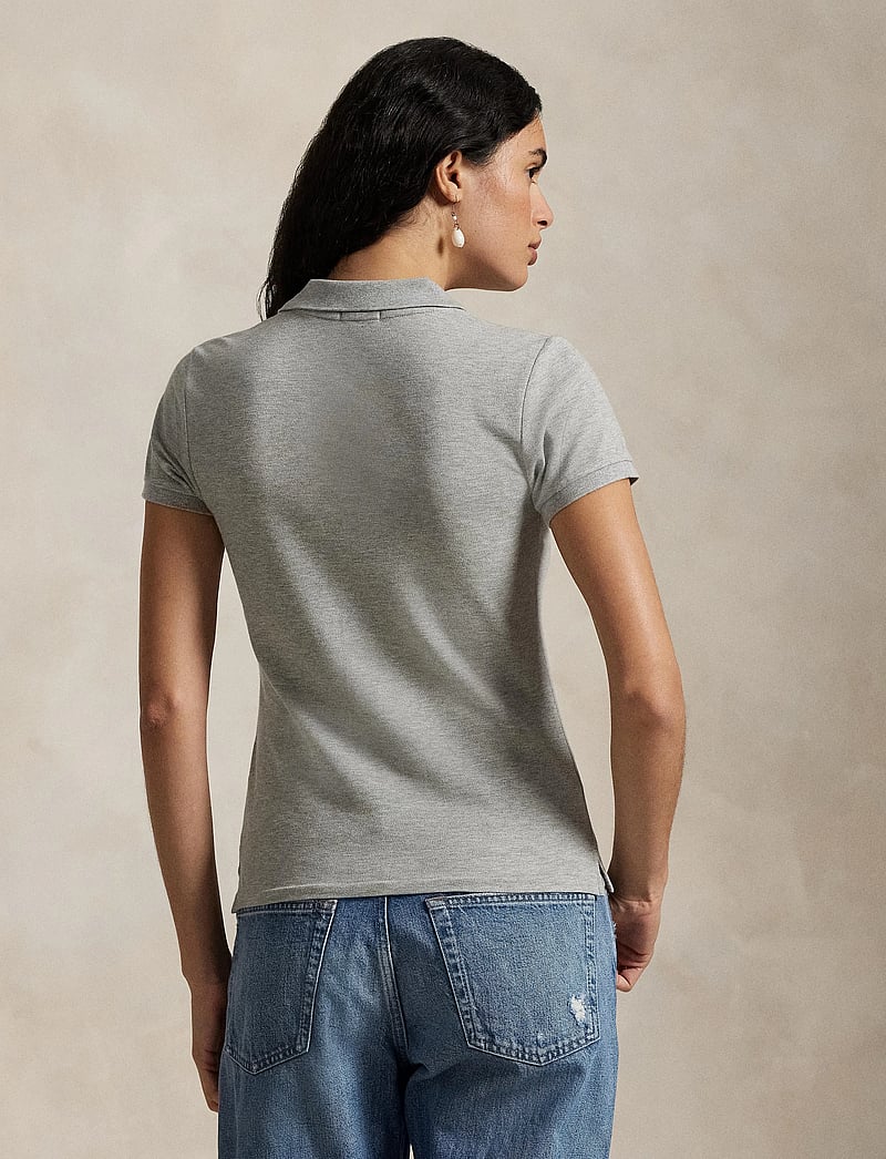 Polo Ralph Lauren - Buttoned-Placket Polo Shirt - polosärgid - andover heather - 2