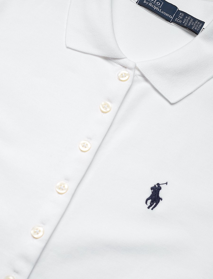 Polo Ralph Lauren - Buttoned-Placket Polo Shirt - polosärgid - white - 5