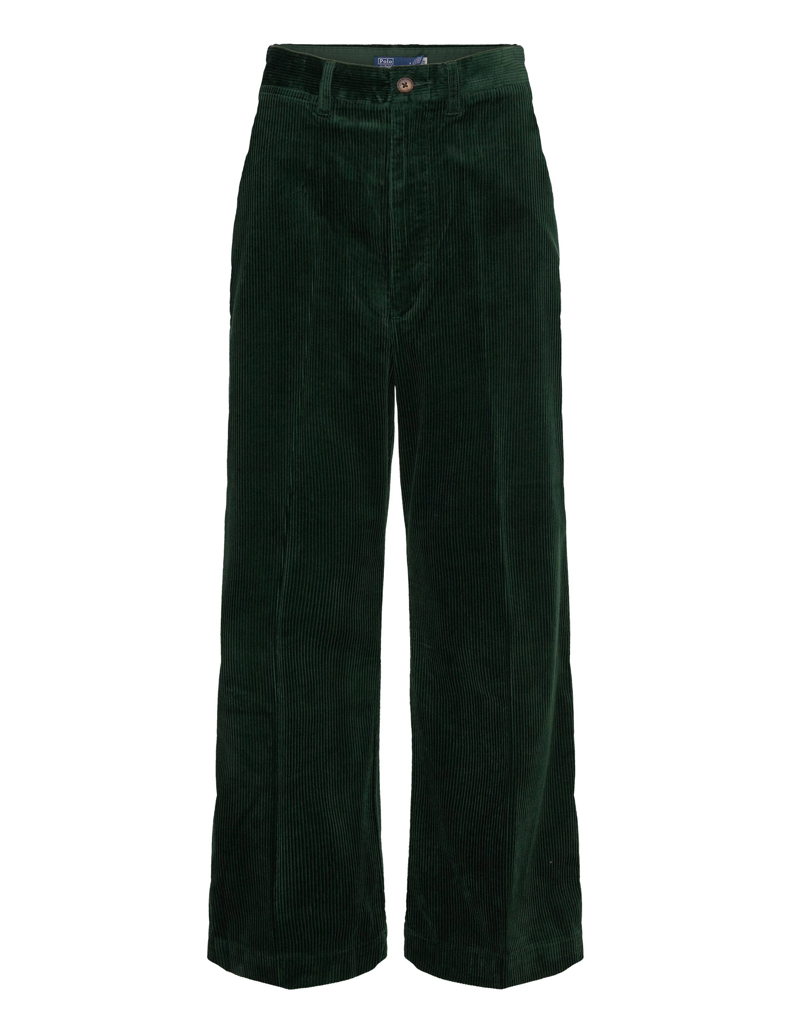 Polo Ralph Lauren - Corduroy Wide-Leg Cropped Pant - college green - 1