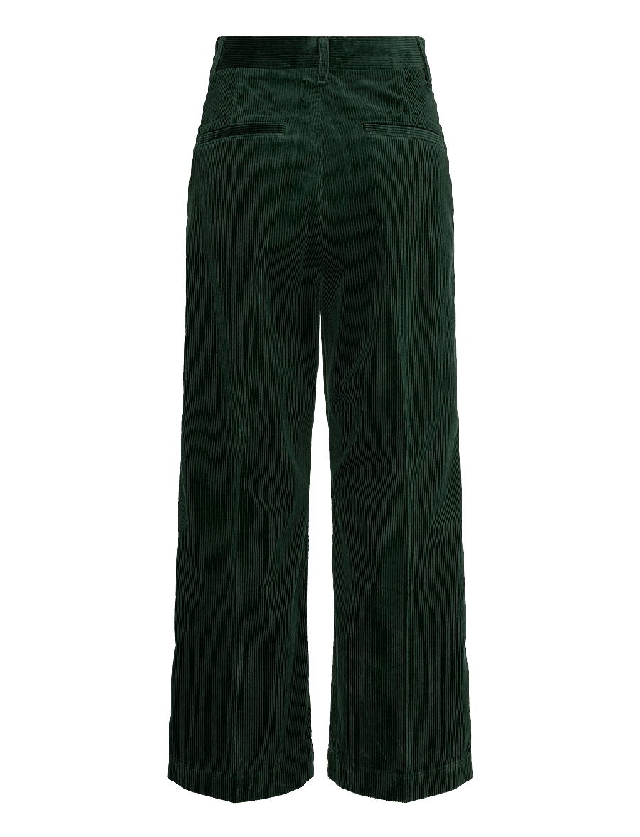 Polo Ralph Lauren - Corduroy Wide-Leg Cropped Pant - college green - 2