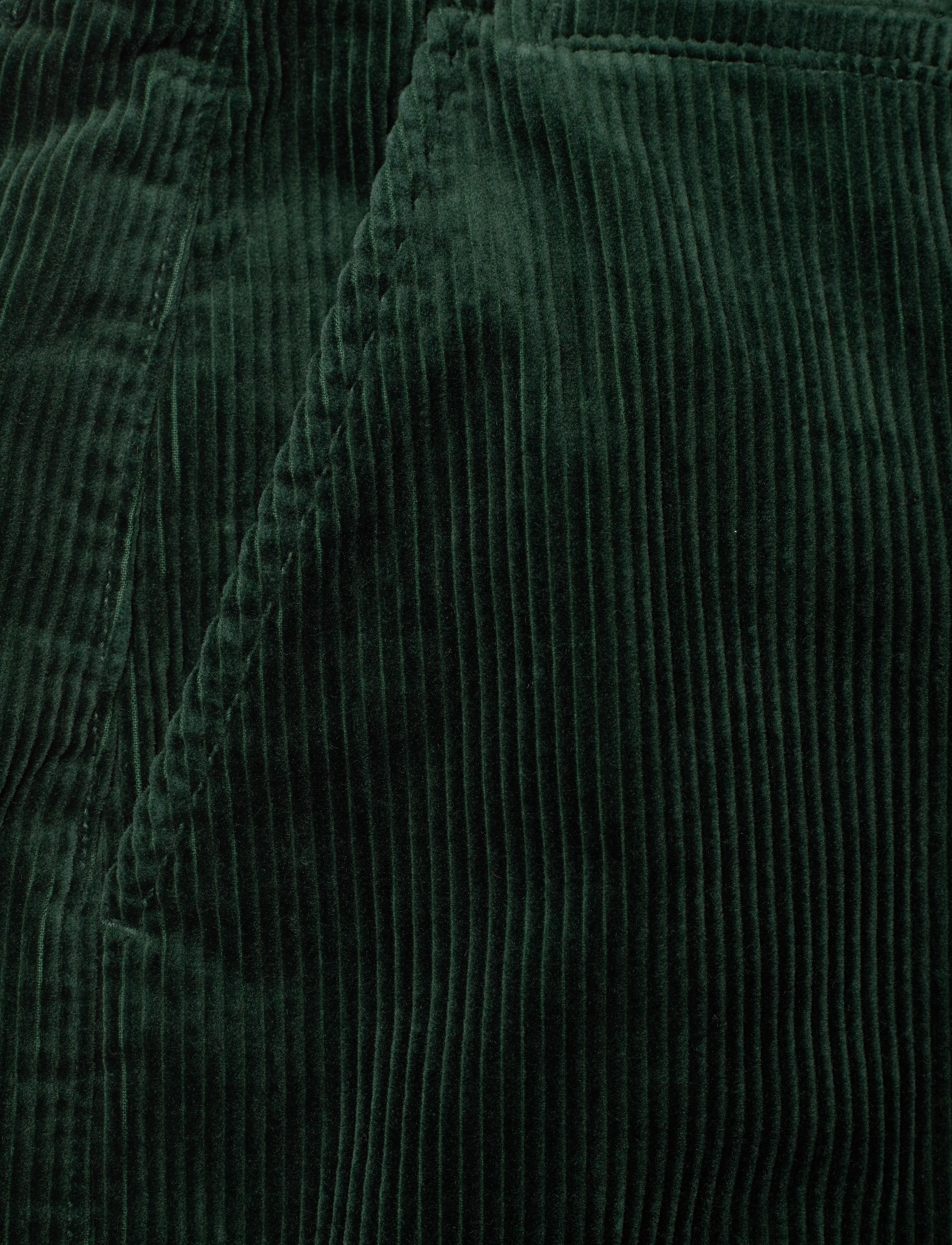 Polo Ralph Lauren - Corduroy Wide-Leg Cropped Pant - college green - 3