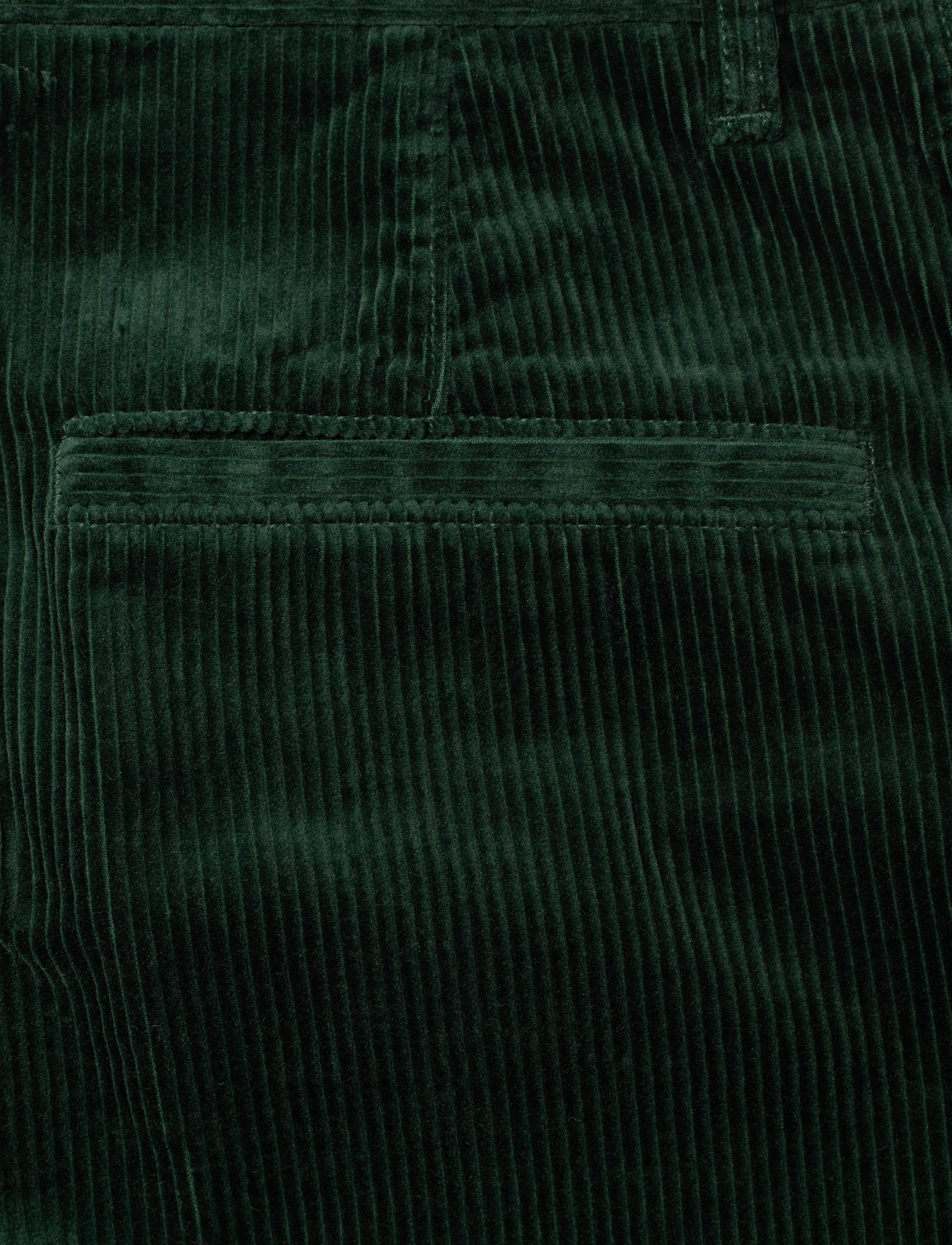 Polo Ralph Lauren - Corduroy Wide-Leg Cropped Pant - college green - 5