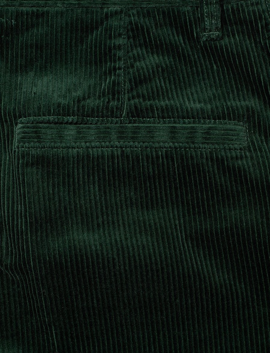 Polo Ralph Lauren - Corduroy Wide-Leg Cropped Pant - college green - 5