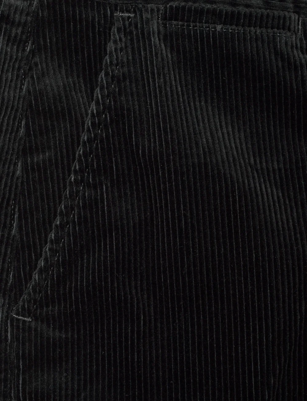 Polo Ralph Lauren - Corduroy Wide-Leg Cropped Pant - wide leg jeans - polo black - 2