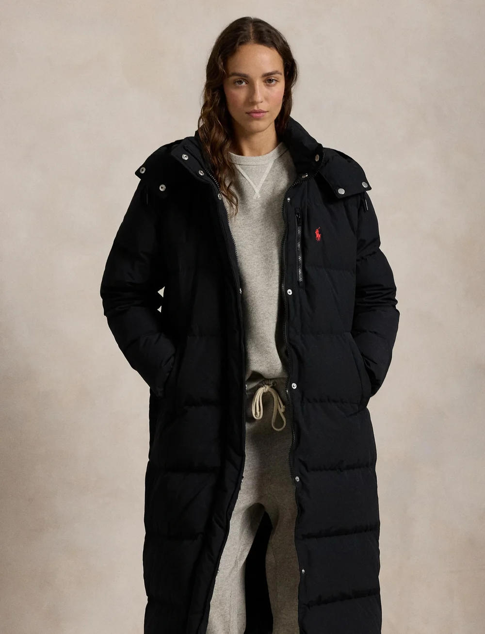 Polo Ralph Lauren - Hooded Down Coat - daunenmäntel - polo black - 3