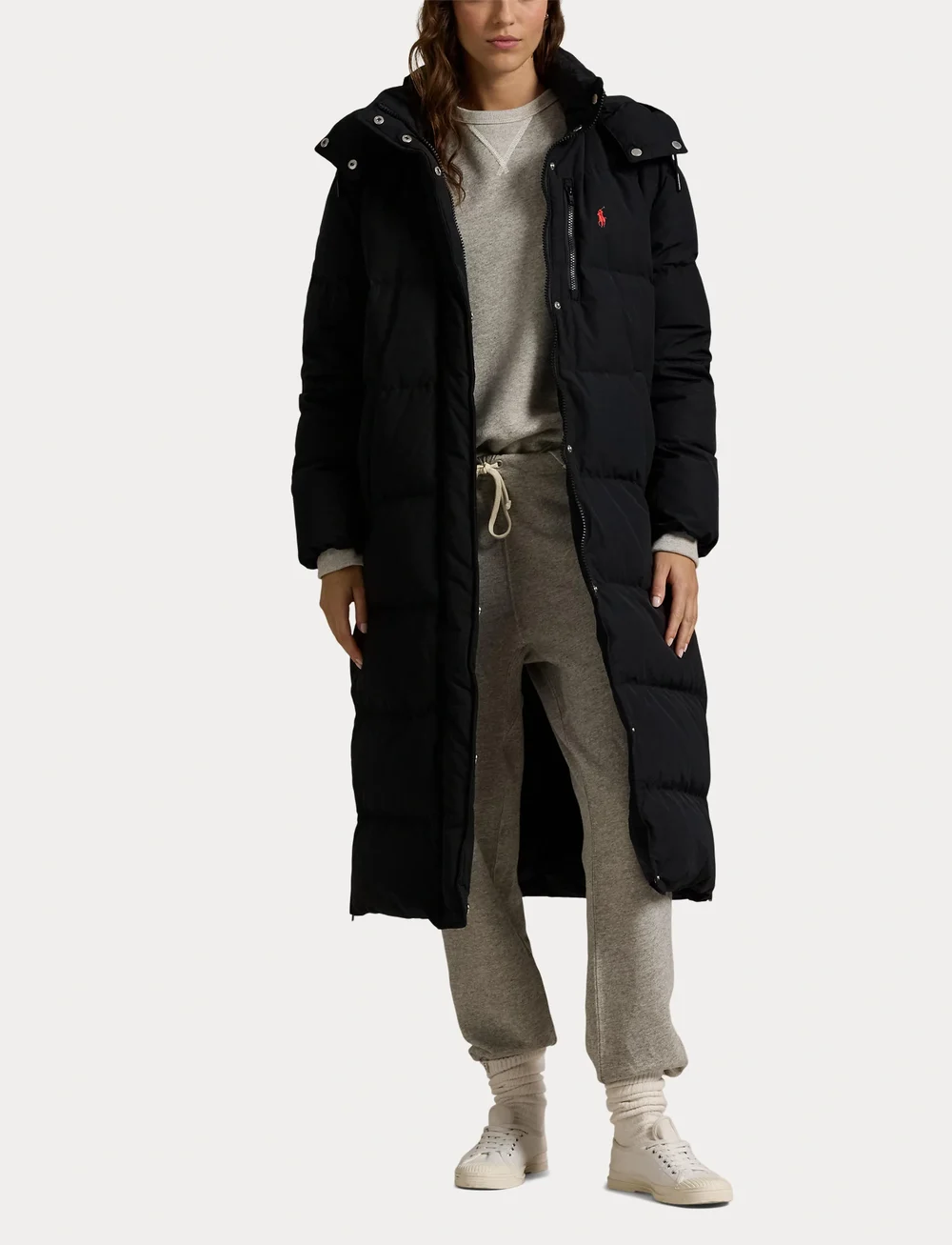 Polo Ralph Lauren - Hooded Down Coat - daunenmäntel - polo black - 4