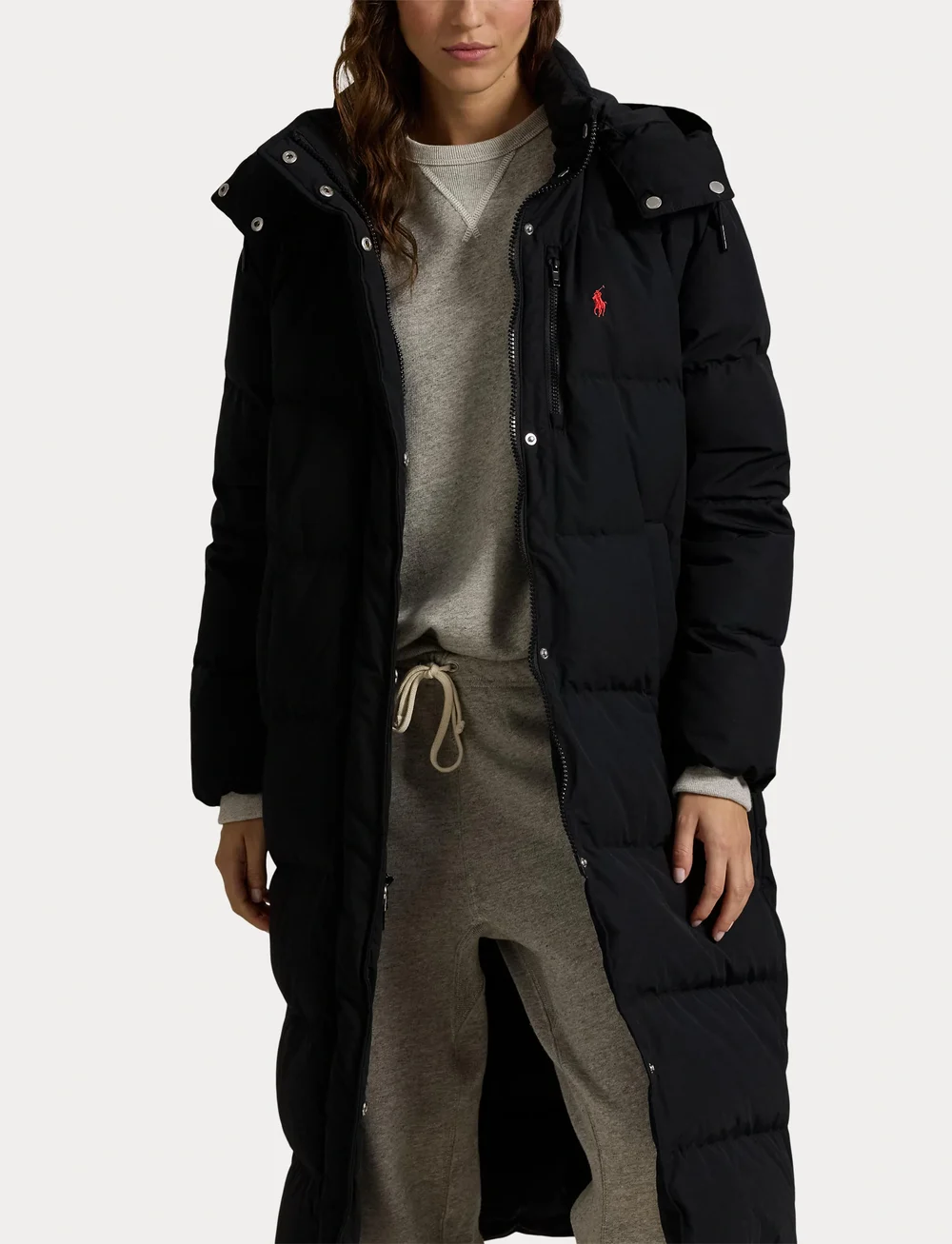 Polo Ralph Lauren - Hooded Down Coat - daunenmäntel - polo black - 5
