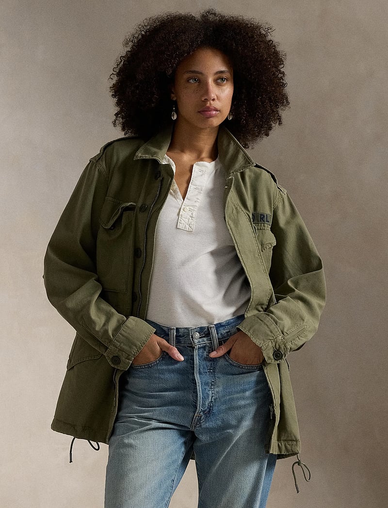 Polo Ralph Lauren - LW CTN BRKN TWILL-UNL-FJK - utility jakid - olive mountain - 3