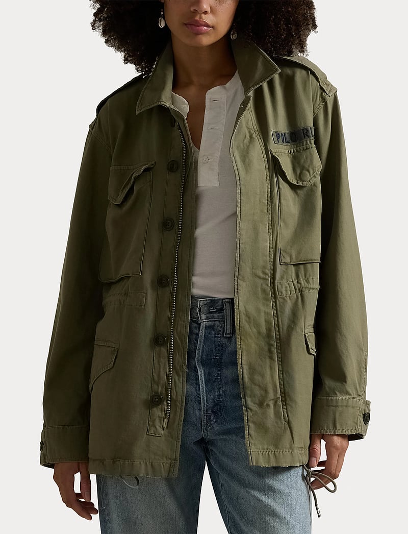 Polo Ralph Lauren - LW CTN BRKN TWILL-UNL-FJK - utility jakid - olive mountain - 5