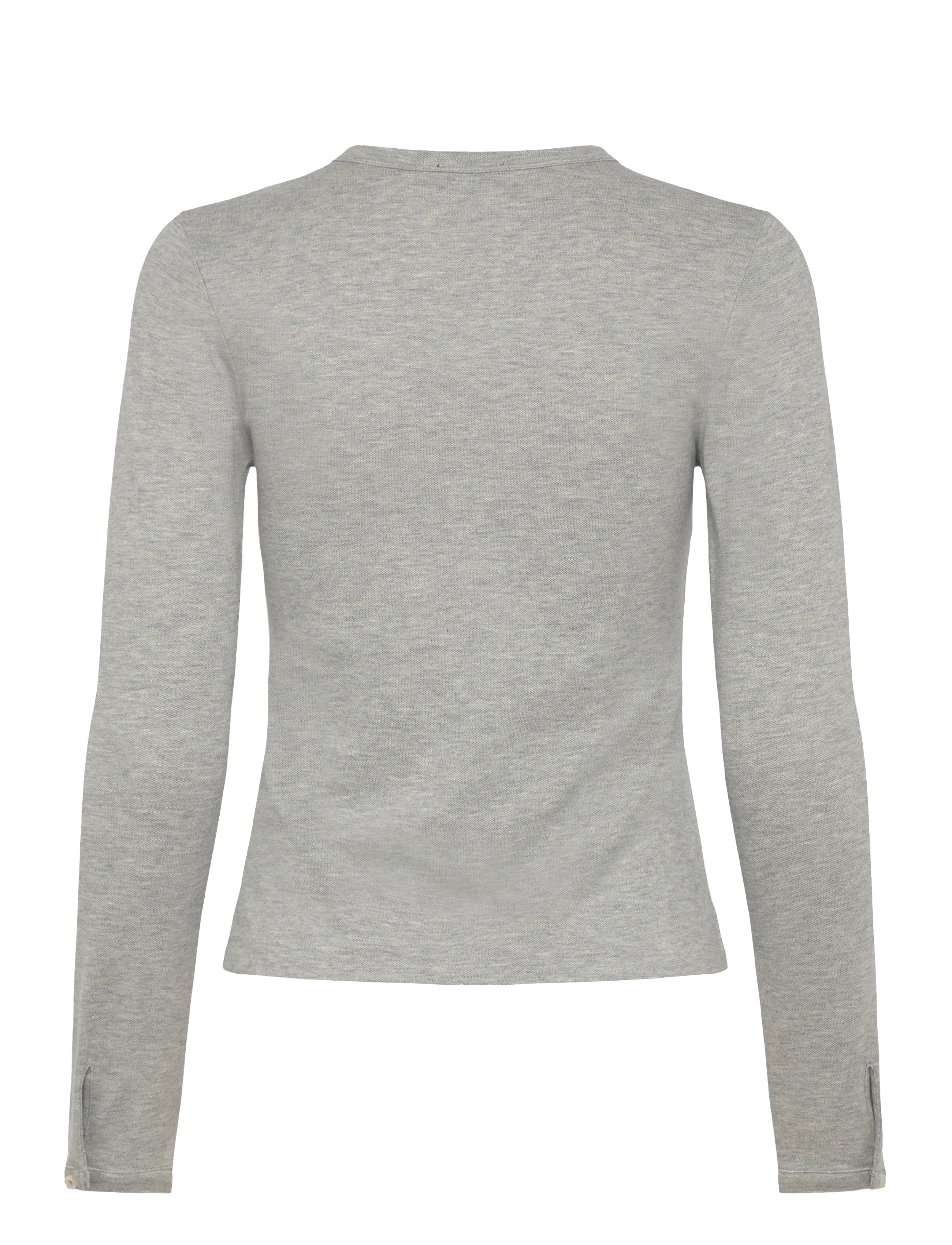 Polo Ralph Lauren - Stretch Mesh Cotton Crewneck Cardigan - andover heather - 1
