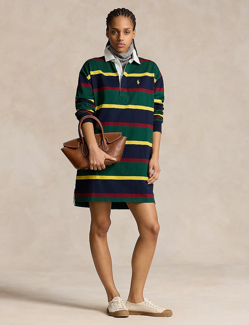 Polo Ralph Lauren Green Dress Polo Ralph Lauren Green Silk Button Front Belted Midi Dress S Polo Ralph Lauren TLC UAE