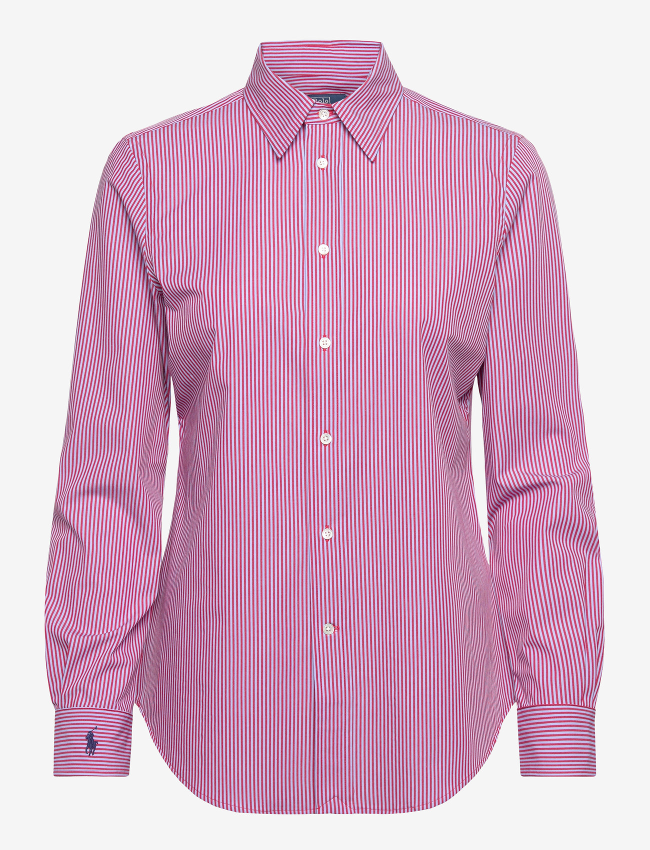 Polo Ralph Lauren - Stretch Slim Fit Cotton Shirt - jeanshemden - 1969 lt blue red - 0