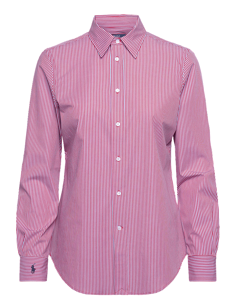 Polo Ralph Lauren - Stretch Slim Fit Cotton Shirt - jeanshemden - 1969 lt blue red - 0