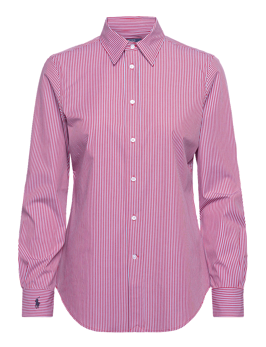 Polo Ralph Lauren - End-On-End Stretch Slim Fit Cotton Shirt - chemises en jeans - 1969 lt blue red - 1
