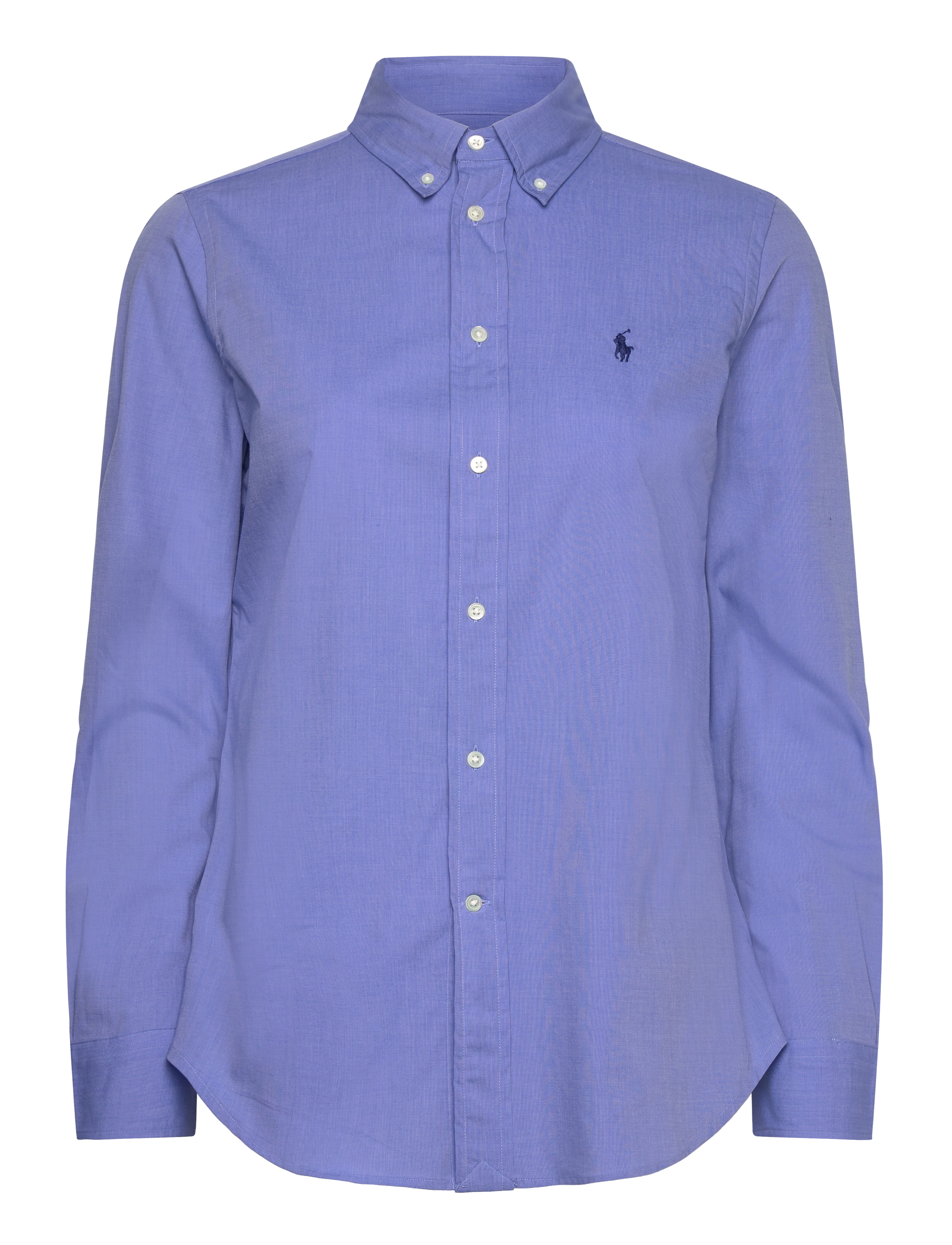 End-On-End Stretch Slim Fit Cotton Shirt - BLUE